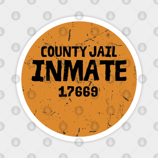 Halloween County Jail Inmate Costume Magnet by Myartstor 